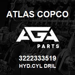 3222333519 Atlas Copco HYD.CYL DRIL | AGA Parts
