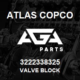 3222338325 Atlas Copco VALVE BLOCK | AGA Parts