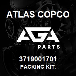 3719001701 Atlas Copco PACKING KIT, | AGA Parts