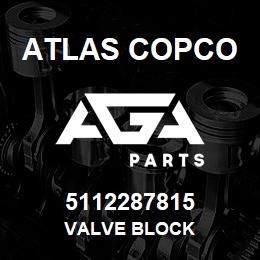 5112287815 Atlas Copco VALVE BLOCK | AGA Parts