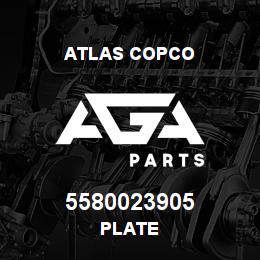 5580023905 Atlas Copco PLATE | AGA Parts