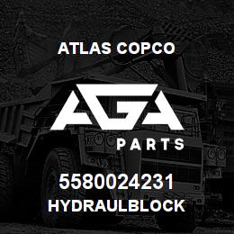 5580024231 Atlas Copco HYDRAULBLOCK | AGA Parts
