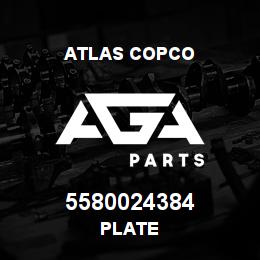 5580024384 Atlas Copco PLATE | AGA Parts