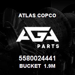 5580024441 Atlas Copco BUCKET 1.9M | AGA Parts