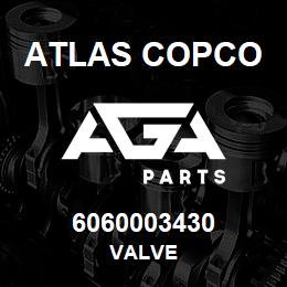 6060003430 Atlas Copco VALVE | AGA Parts