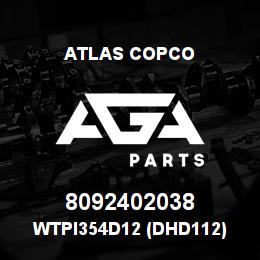 8092402038 Atlas Copco WTPI354D12 (DHD112) | AGA Parts