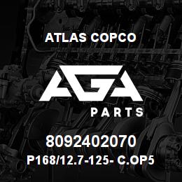 8092402070 Atlas Copco P168/12.7-125- C.OP54/DHD350 | AGA Parts