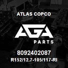 8092402087 Atlas Copco R152/12.7-105/117-RING BIT SET | AGA Parts
