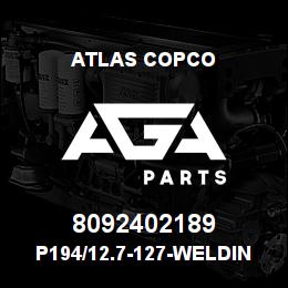 8092402189 Atlas Copco P194/12.7-127-WELDING RING | AGA Parts