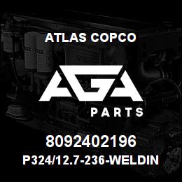 8092402196 Atlas Copco P324/12.7-236-WELDING RING | AGA Parts