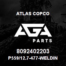 8092402203 Atlas Copco P559/12.7-477-WELDING RING | AGA Parts
