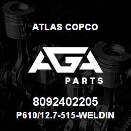 8092402205 Atlas Copco P610/12.7-515-WELDING RING | AGA Parts