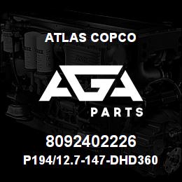 8092402226 Atlas Copco P194/12.7-147-DHD360 | AGA Parts