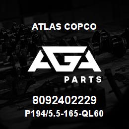 8092402229 Atlas Copco P194/5.5-165-QL60 | AGA Parts