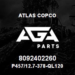 8092402260 Atlas Copco P457/12.7-378-QL120 | AGA Parts