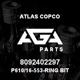 8092402297 Atlas Copco P610/16-553-RING BIT SET | AGA Parts