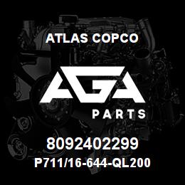 8092402299 Atlas Copco P711/16-644-QL200 | AGA Parts