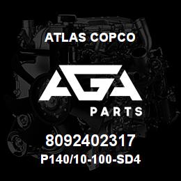 8092402317 Atlas Copco P140/10-100-SD4 | AGA Parts