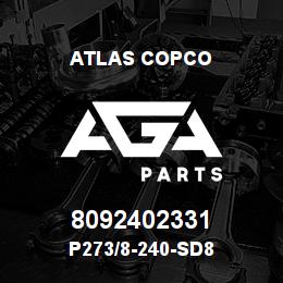 8092402331 Atlas Copco P273/8-240-SD8 | AGA Parts