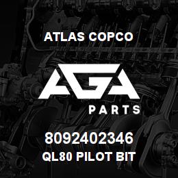 8092402346 Atlas Copco QL80 PILOT BIT | AGA Parts