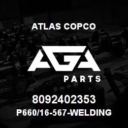 8092402353 Atlas Copco P660/16-567-WELDING RING | AGA Parts