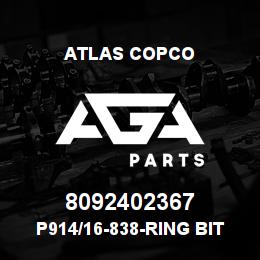 8092402367 Atlas Copco P914/16-838-RING BIT SET | AGA Parts