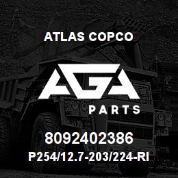 8092402386 Atlas Copco P254/12.7-203/224-RING BIT SET | AGA Parts