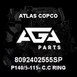 8092402555SP Atlas Copco P140/5-115- C.C RING BIT SET | AGA Parts