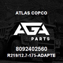 8092402560 Atlas Copco R219/12.7-175-ADAPTER 3 1/2" | AGA Parts