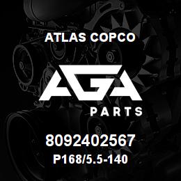 8092402567 Atlas Copco P168/5.5-140 | AGA Parts