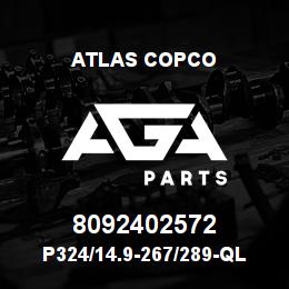 8092402572 Atlas Copco P324/14.9-267/289-QL80 PILOT | AGA Parts