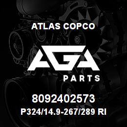 8092402573 Atlas Copco P324/14.9-267/289 RING BIT SET | AGA Parts