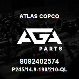 8092402574 Atlas Copco P245/14.9-190/210-QL80 PILOT | AGA Parts