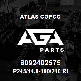 8092402575 Atlas Copco P245/14.9-190/210 RING BIT SET | AGA Parts