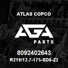 8092402643 Atlas Copco R219/12.7-175-SD6-Z2 PILOT | AGA Parts