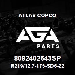 8092402643SP Atlas Copco R219/12.7-175-SD6-Z2 PILOT | AGA Parts