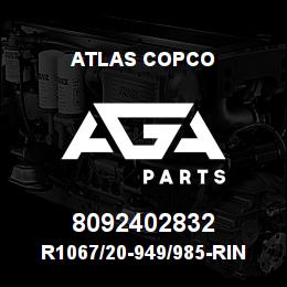 8092402832 Atlas Copco R1067/20-949/985-RING BIT SET | AGA Parts