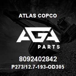 8092402842 Atlas Copco P273/12.7-193-OD305 RING BIT | AGA Parts
