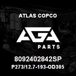8092402842SP Atlas Copco P273/12.7-193-OD305 RING BIT | AGA Parts