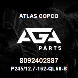8092402887 Atlas Copco P245/12.7-162-QL60-SF PILOT | AGA Parts