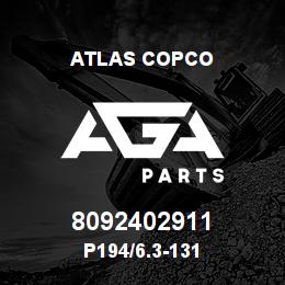 8092402911 Atlas Copco P194/6.3-131 | AGA Parts