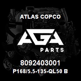 8092403001 Atlas Copco P168/5.5-135-QL50 B PILOT | AGA Parts