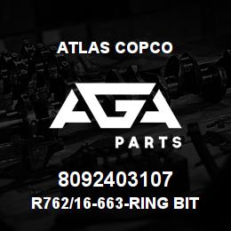 8092403107 Atlas Copco R762/16-663-RING BIT SET | AGA Parts