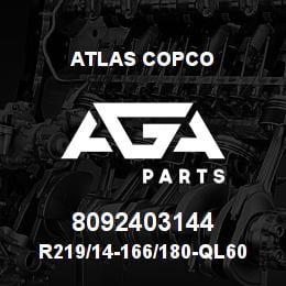 8092403144 Atlas Copco R219/14-166/180-QL60- C.LAY PIL0 | AGA Parts