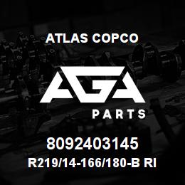 8092403145 Atlas Copco R219/14-166/180-B RING BIT SET | AGA Parts