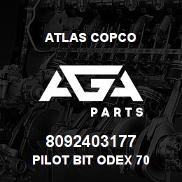 8092403177 Atlas Copco PILOT BIT ODEX 70 | AGA Parts