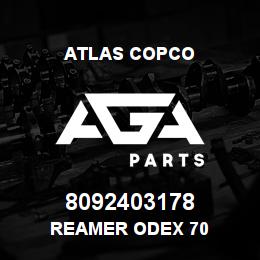 8092403178 Atlas Copco REAMER ODEX 70 | AGA Parts