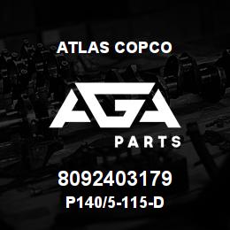 8092403179 Atlas Copco P140/5-115-D | AGA Parts