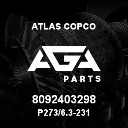 8092403298 Atlas Copco P273/6.3-231 | AGA Parts