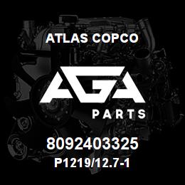 8092403325 Atlas Copco P1219/12.7-1 | AGA Parts